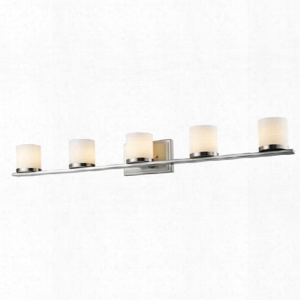 Z-lite Nori 5 Light Vanity Light In Brushed Nickel