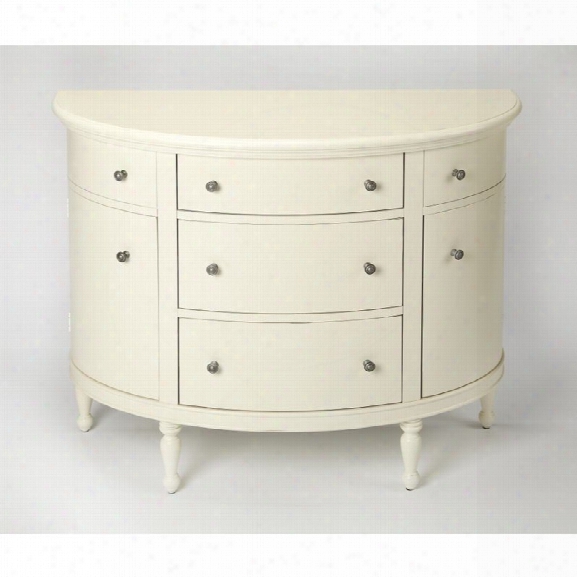 Butler Specialty Masterpiece Demilune Accent Chest In White