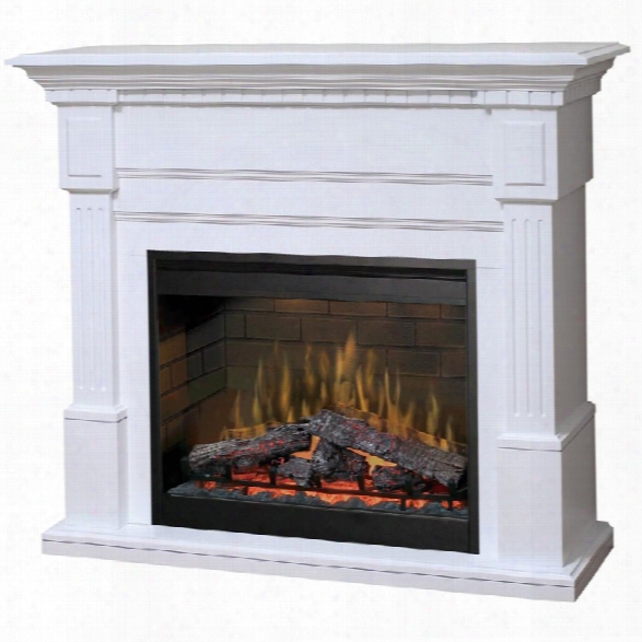 Dimplex Essex 55 Electric Fireplace Mantel In White