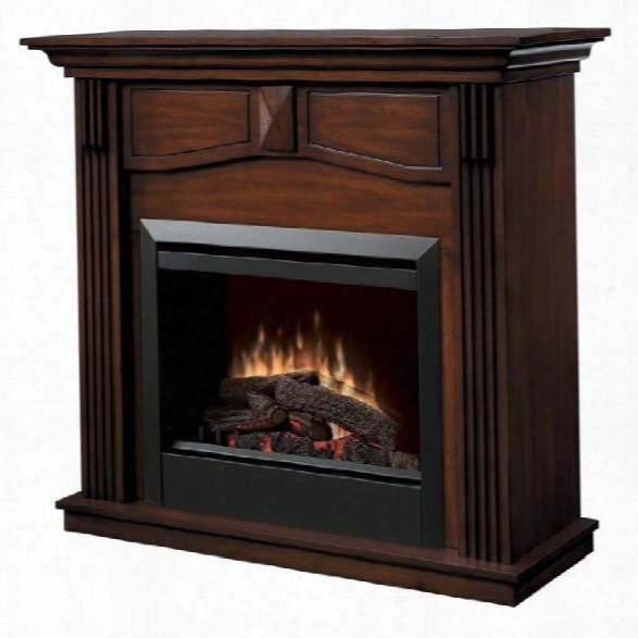 Dimplex Holbrook Free Standing Electric Fireplace In Burnished Walnut