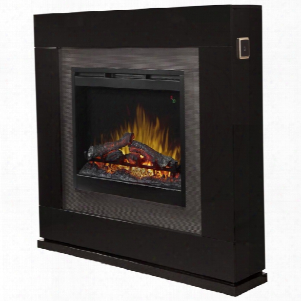 Dimplex Lukas 48 Electric Fireplace Mantel In Glossy Black