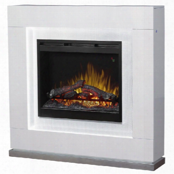 Dimplex Lukas 48 Electric Fireplace Mantel In Glossy White