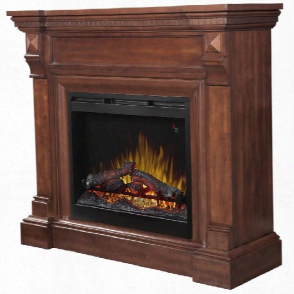 Dimplex William 48 Electric Fireplace Mantel In Burnished Walnut