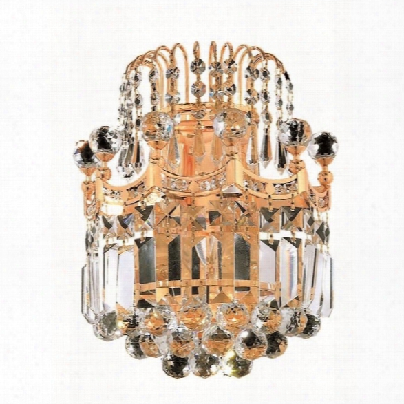 Elegant Lighting Corona 12 2 Light Spectra Crystal Wall Sconce