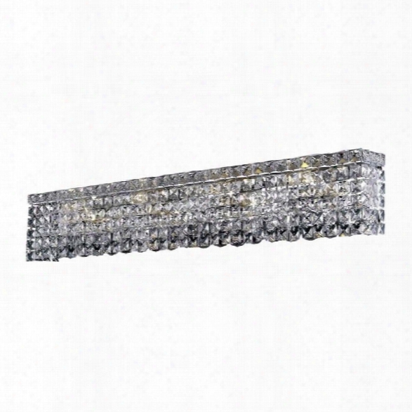 Elegant Lighting Maxime 36 8 Light Elegant Crystal Vanity Lighting