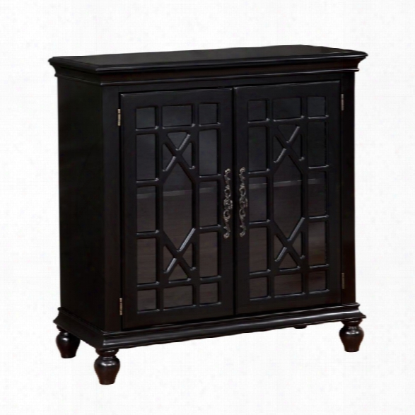 Furniture Of America Woodrow Acent Chest In Black