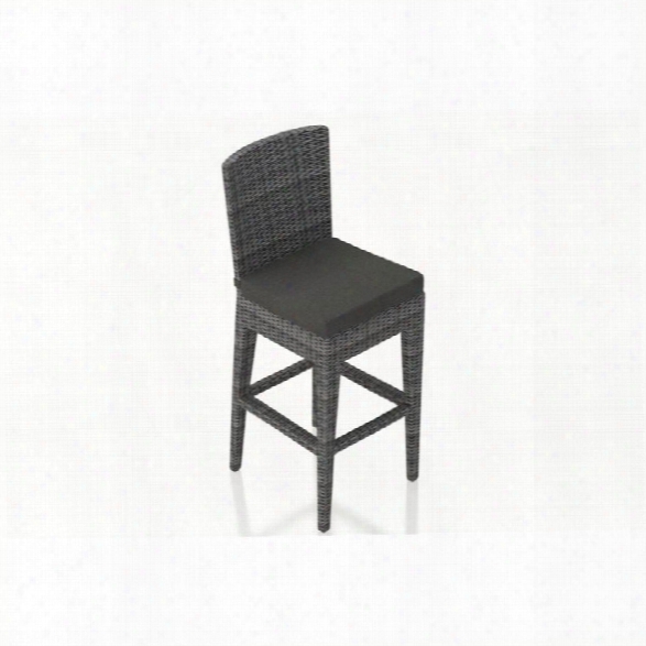 Harmonia Living District Patio Bar Stool In Canvas Charcoal