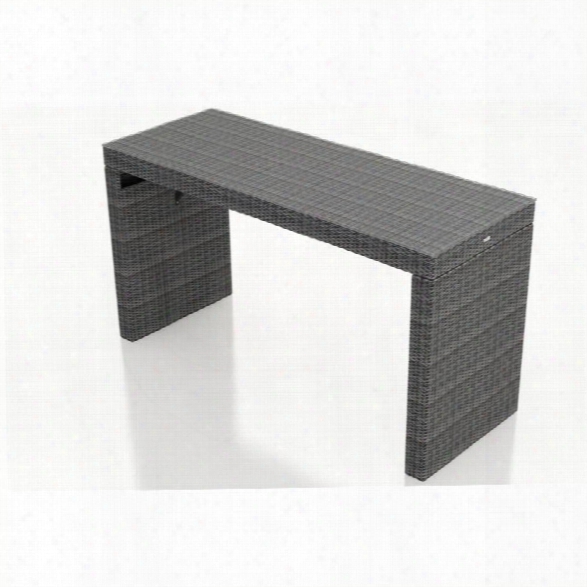 Harmonia Living District Patio Pub Table In Textured Slate