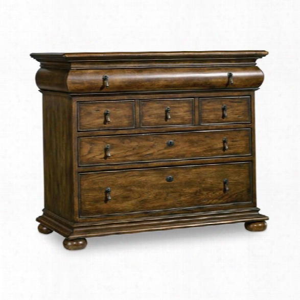 Hooker Furniture Archhivist 6 Drawer Accent Chest In Pecan