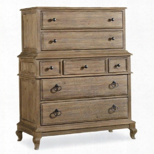 Hooker Furniture Corsica 7-drawer Accent Chest On Accent Chest In Light Wood