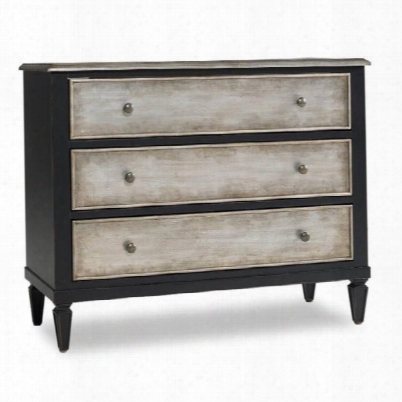 Hooker Furniture Harbour Pointe Black Three Drawer Accent Chest