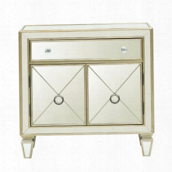 Pulaski Accentrics Home Glam Mirrored Accent Chest In Silver