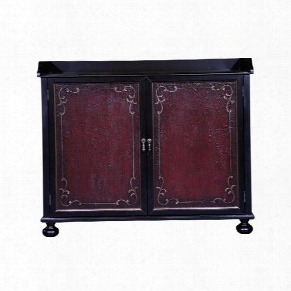 Pulaski Accentrics Home Two Tone Hand Painted Accent Chest In Black