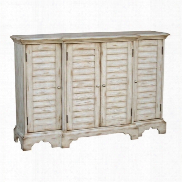 Pulaski Accents Console In Weathered White