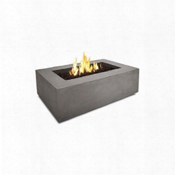 Real Flame Baltic Natural Gas Fire Table In Glacier Gray