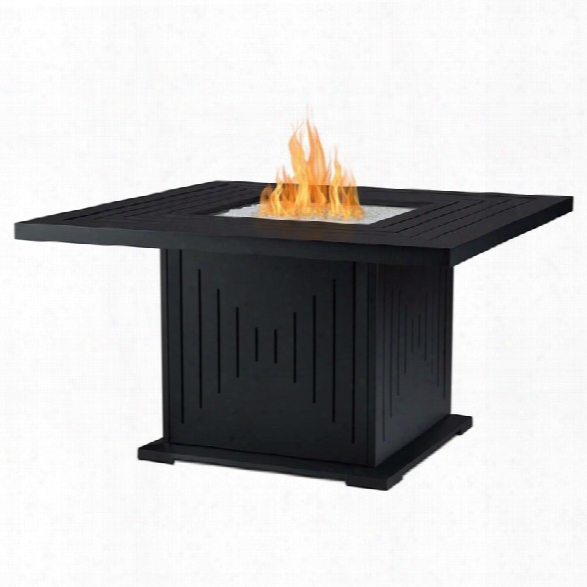 Real Flame Cavalier Propane Fire Table In Black