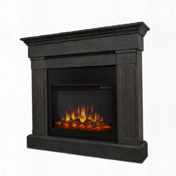 Real Flame Crawford Electric Fireplace In Gray
