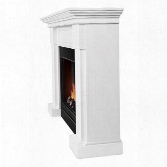 Real Flame Hillcrest Gel Fireplace White