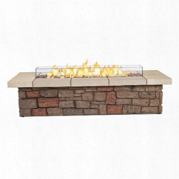 Real Flame Sedona 29 X 66 Propane Fire Table In Buff