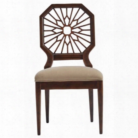 Stanley Havana Crossing Lasa Side Chair In Colonial Mahogany