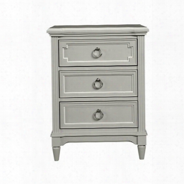 Stone & Leigh Clementine Court 3 Drawer Nightstand In Spoon