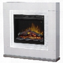 Dimplex Lukas 48 Electric Fireplace Mantel in Glossy White