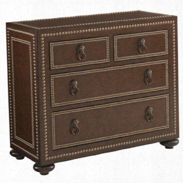 Tommy Bahama Home Landara Bluewater Hall Accent Chest In Rich Tobacco