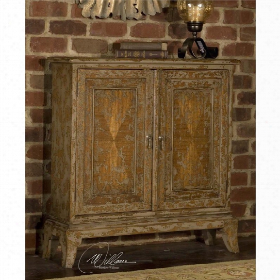 Uttermost Maguire Accent Cabinet In Warm Oatmeal