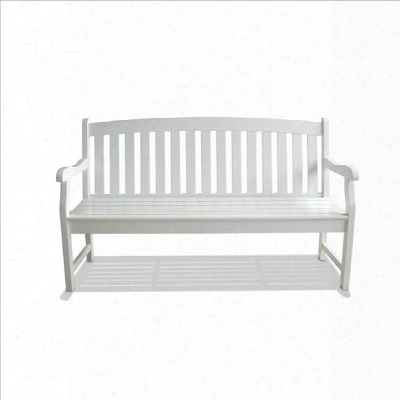 Vifah Bradley Outdoor Wood Bench