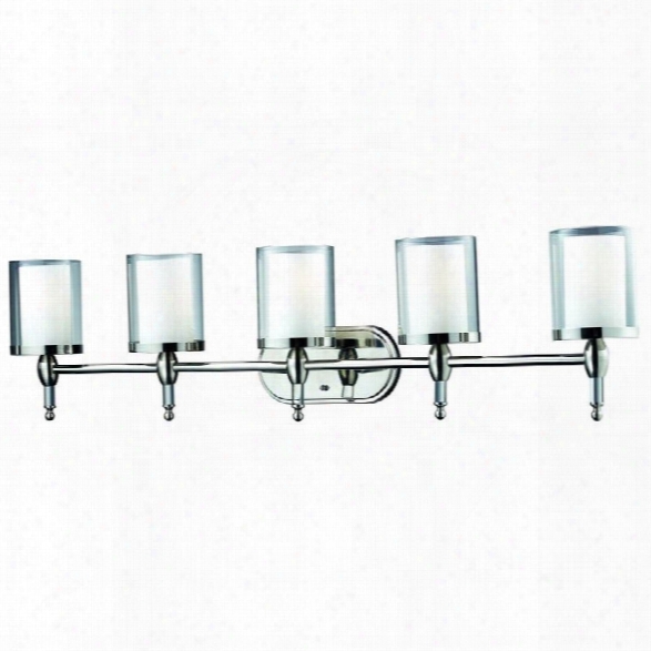 Z-lite Argenta 5 Light Vanity Light In Chrome