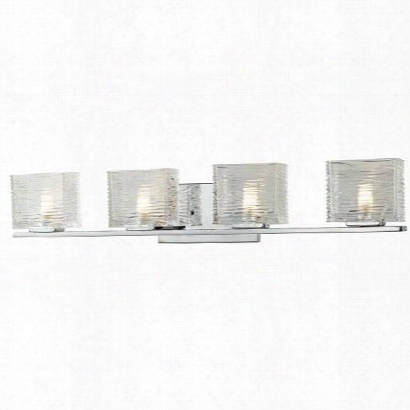 Z-lite Jaol 4 Light Led Vanity Light In Chrome