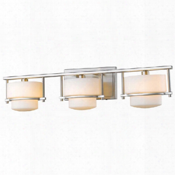 Z-lite Porter 3 Light Led Vanity Light In Brushed Nickel