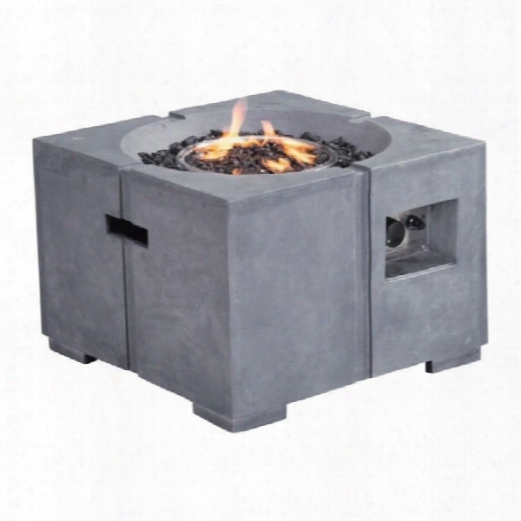 Zuo Dante Propane Fire Pit In Ray