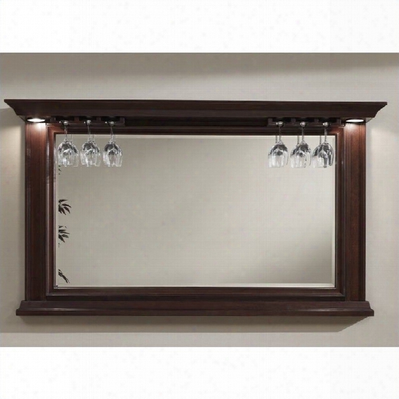 American Heritage Billiards Riviera Mirror In Cherry