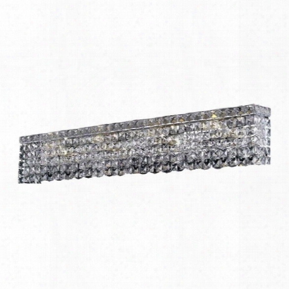 Elegant Lighting Maxime 30 6 Light Elegant Crystal Vanity Lighting