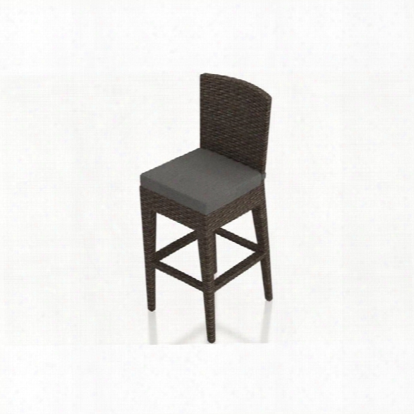 Harmonia Living Arden Patio Bar Stool In Canvas Charcoal