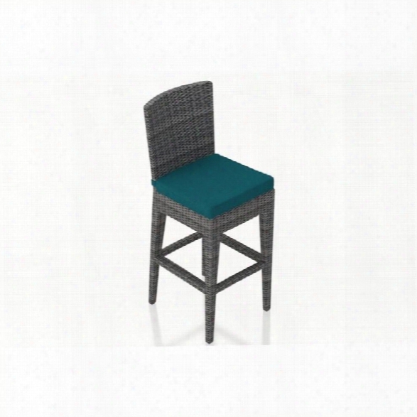 Harmonia Living District Patio Bar Stool In Spectrum Peacock