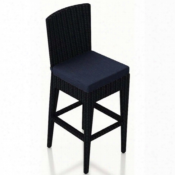 Harmonia Living Urbana Patio Bar Stool In Spectrum Indigo