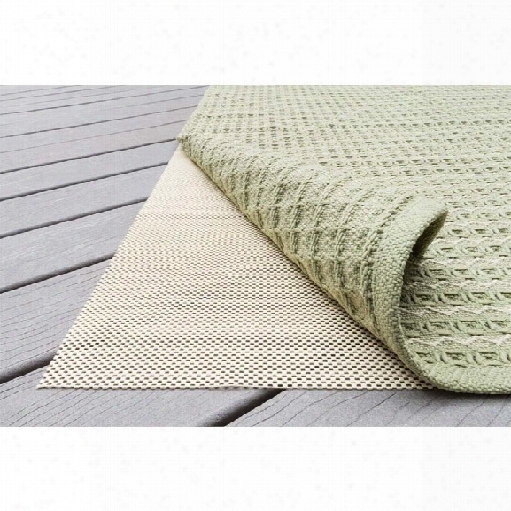 Loloi 10' X 14' Outdoor Grip Vinyl Rug Pad In Beige