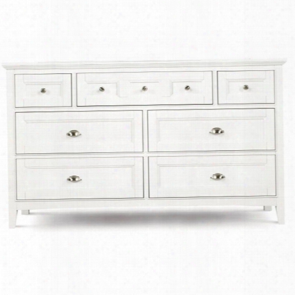 Magnussen Kenley 7 Drawer Dresser In White Finish