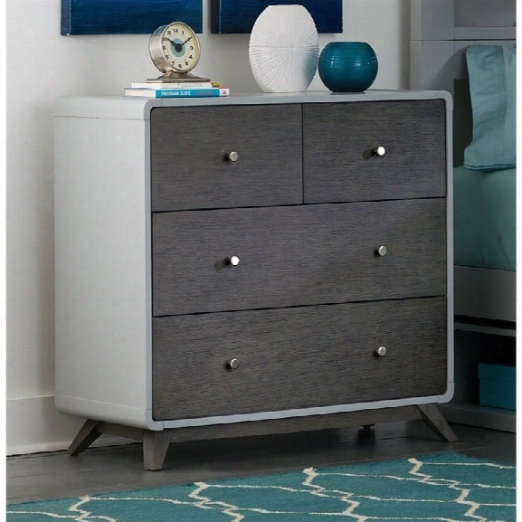 Ne Kids East End 4 Drawer Chest In Gray