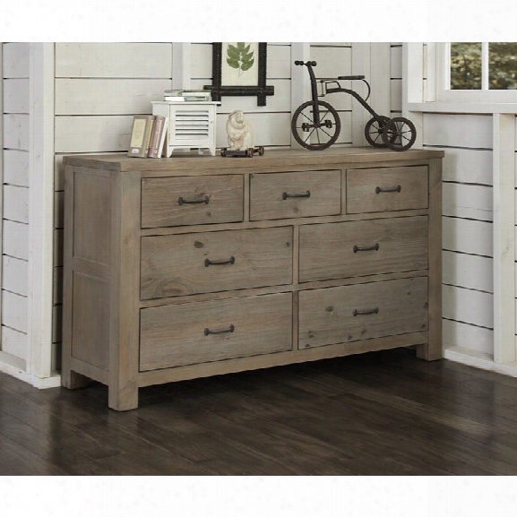 Ne Kids Highlands 7 Drawer Dresser In Driftwood