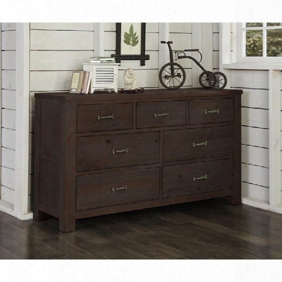 Ne Kids Highlands 7 Drawer Dresser In Espresso