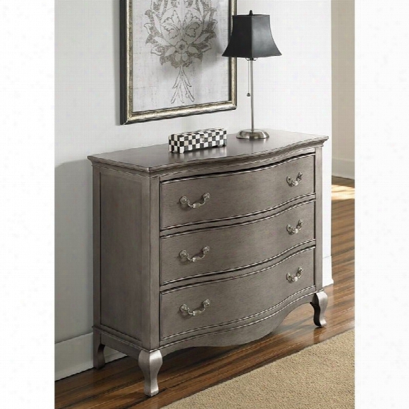 Ne Kids Kensington 3 Drawer Single Dresser In Antique Silver