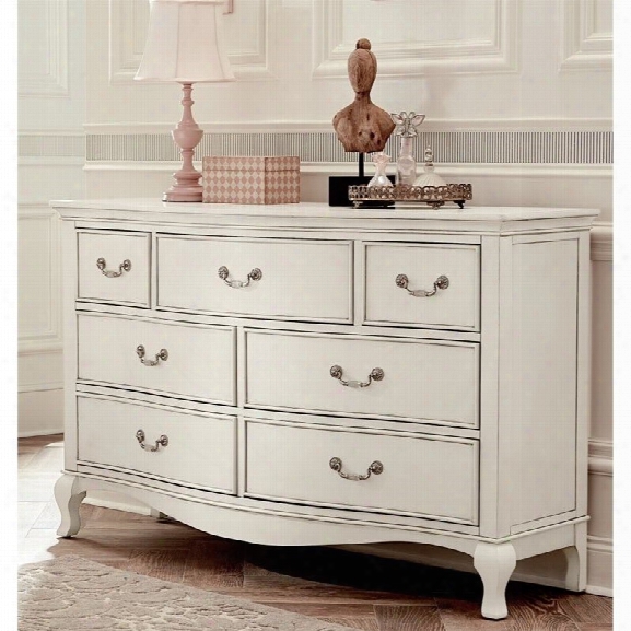 Ne Kids Kensington 7 Drawer Double Dresser In Antique White