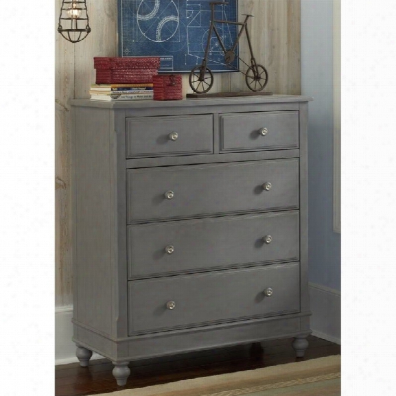 Ne Kids Lake House 5 Drawer Chest In Stone