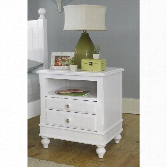 Ne Kids Lake House Nightstand In White