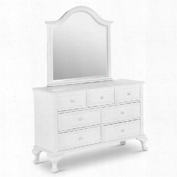 Picket House Furnishings Jen An Dresser With Mirror In White