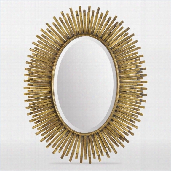 Renwil Sparta Mirror In Antique Gold