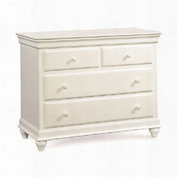 Smartstuff Classics 4.0 6 Drawer Single Dresser In Summer White